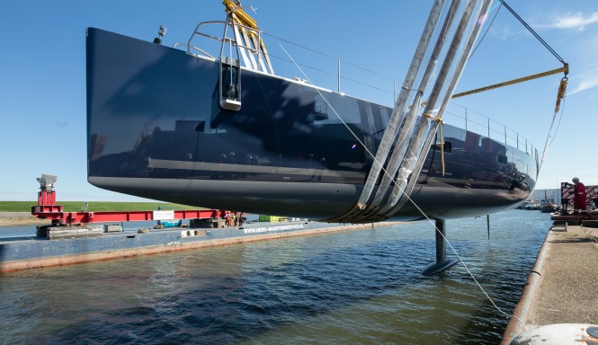 Vitters yacht Missy at launch