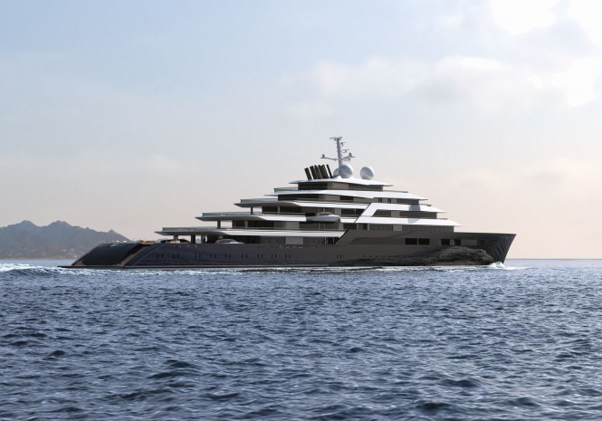 Motor Yacht GLEAM - Aft Profile