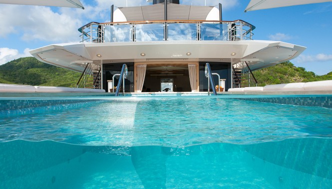 Quattroelle the yacht pool