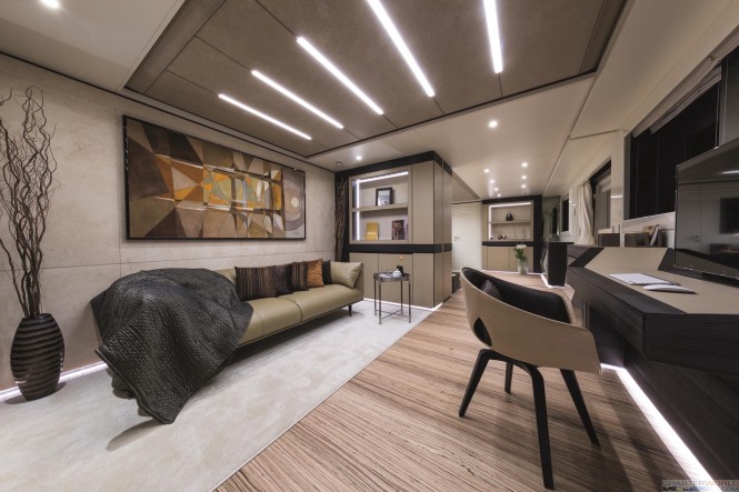 Wider 150 Genesi Interior Design. Photo by Jeff Brown