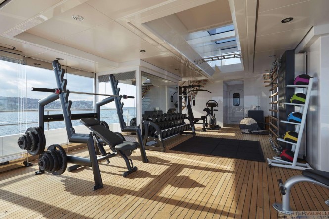 Yacht JOY The Gym - Copyright Feadship