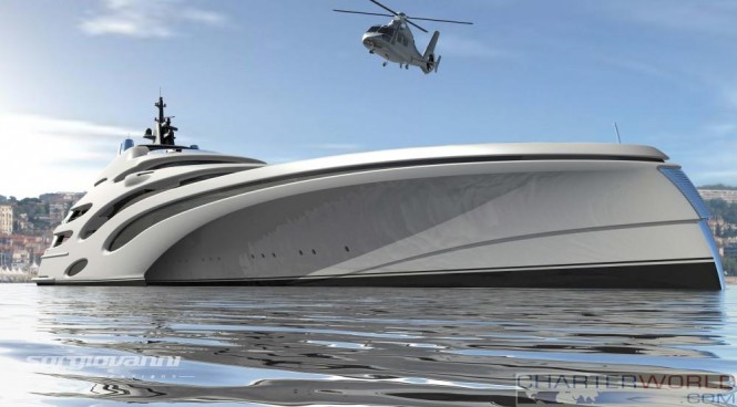 102m Trimaran Concept Echo Yachts 