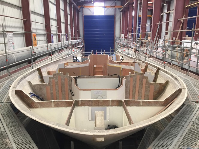  23m Fly under construction