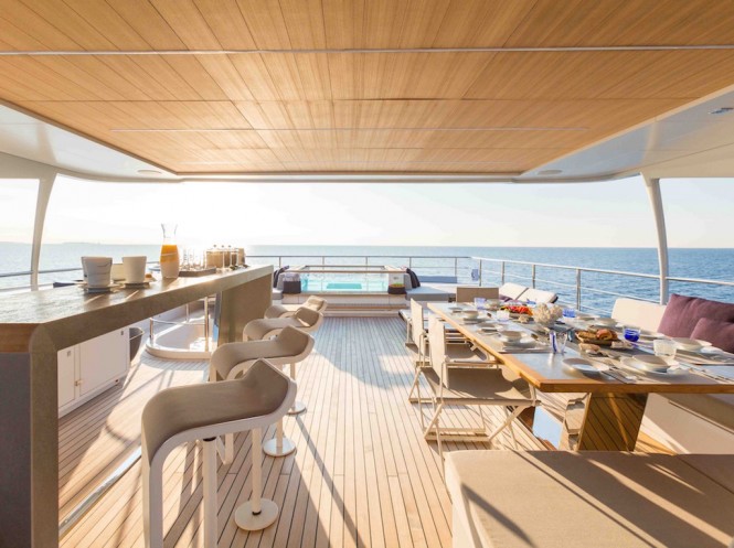 S/Y Narvalo. Sundeck
