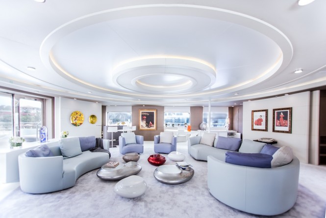 Superyacht Saluzi. Interior 