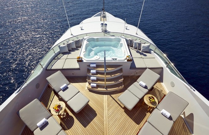 You won't miss the winter chill aboard luxury  yacht ZOOM ZOOM ZOOM