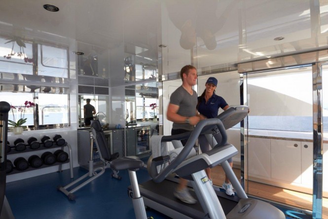 Superyacht TITANIA Gym