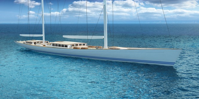 Classic superyacht -2 