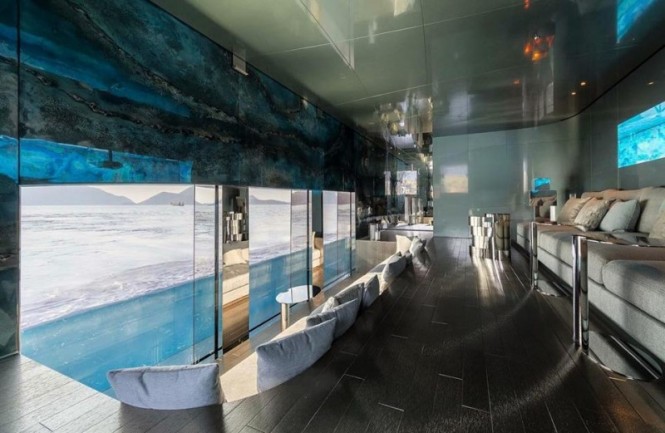 Superyacht SAVANNAH - Semi-submerged lounge