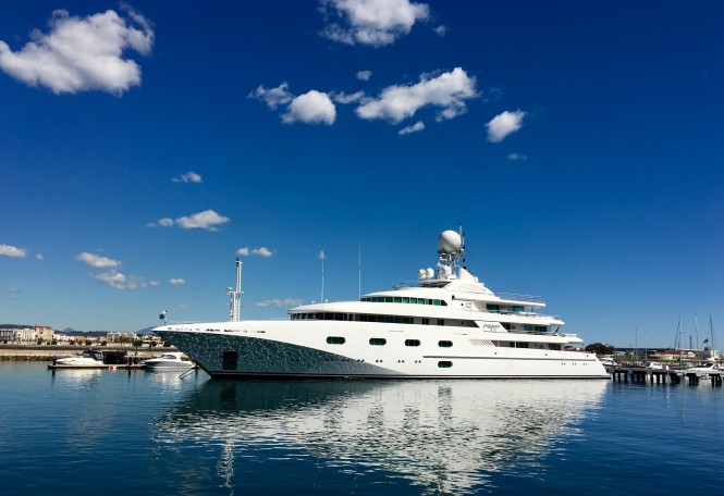 Superyacht Pegasus in Gibraltar