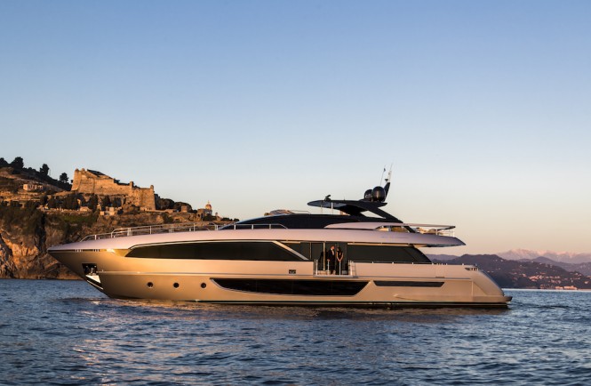 RIVA100 Corsaro sunset