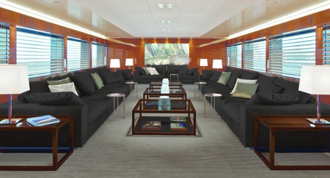 Superyacht SILVER FAST - Main salon