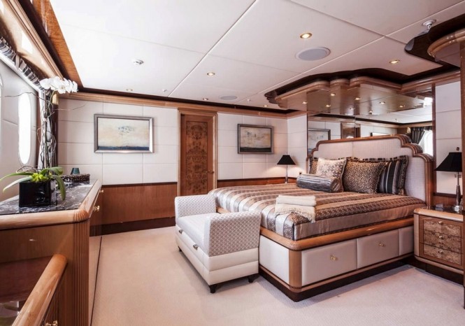 Guest cabin aboard  M/Y LADY SARA