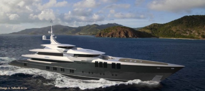 70m mega yacht ZENITH (Project SKYFALL, hull 681) by Sunrise Yachts-680