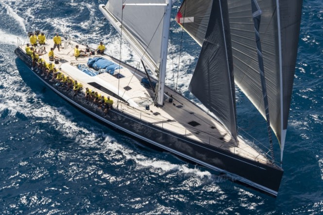 Class C Freya won all her races during the Loro Piana Caribbean Superyacht Regatta & Rendezvous 2017.