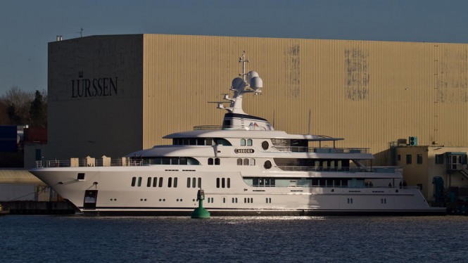 Motor Yacht Aurora (Project Thor) - Lurssen. Phot credit Andreas Jens:TheYachtPhoto.com
