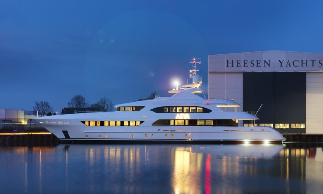 Superyacht ASYA by Heesen. Image credit: Dick Holthuis