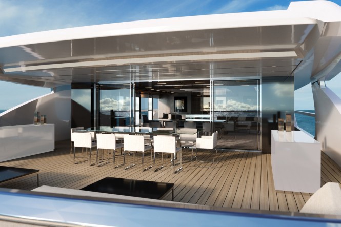 Luxury yacht SEVEN SINS - Alfresco dining