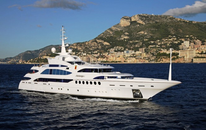MINE GAMES (ex Bistango) superyacht under way