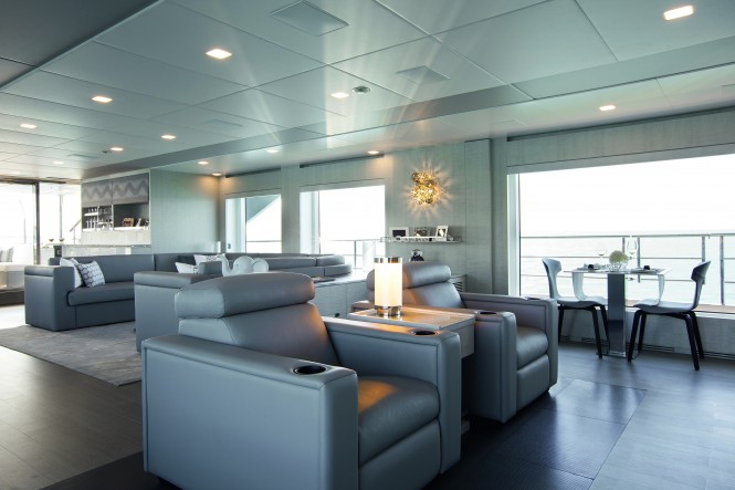 Motor yacht H - Main salon