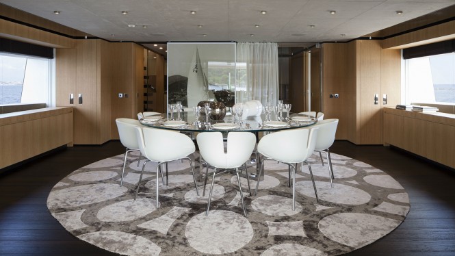 Motor yacht MR. T - Formal dining