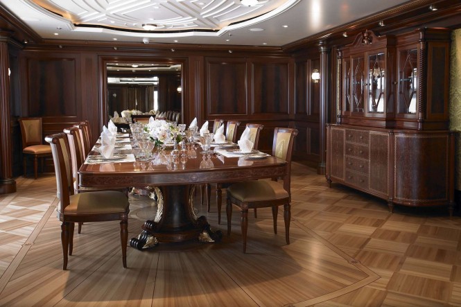 ANNA formal dining - Photo credit Feadship