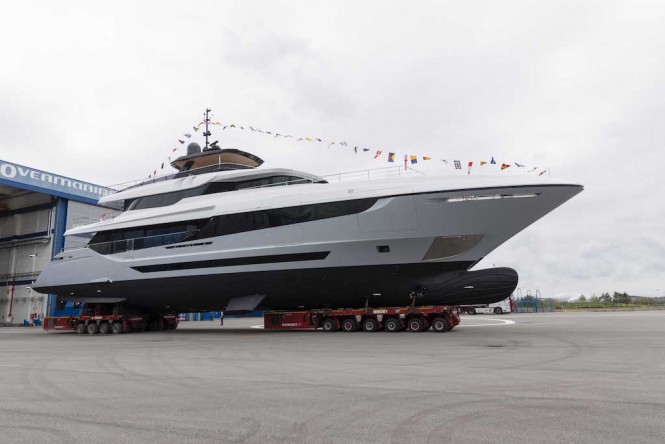 Motor yacht Mangusta Oceano 42 launched in Pisa