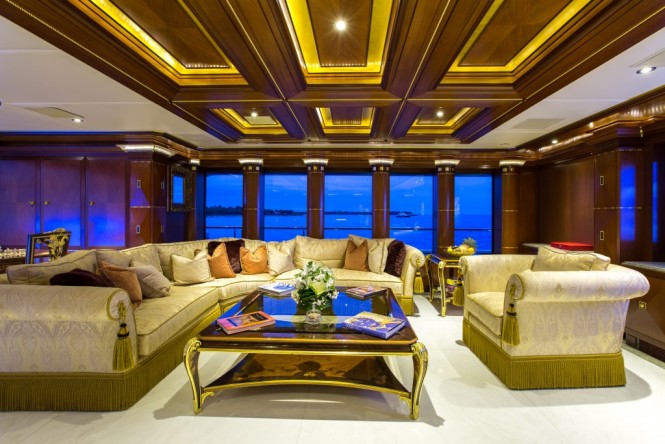 Delta Marine superyacht SEANNA - Bridge deck skylounge