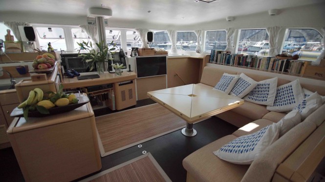 Luxury yacht OMBRE BLU - Salon