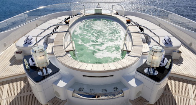 PHOENIX 2 pool and jacuzzi with sun pads - Photo credit Lurssen