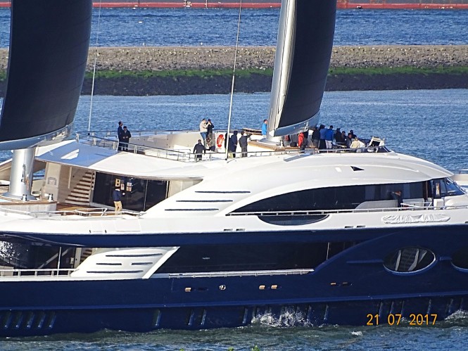 Black Pearl close up. Photo credit Marcus Slabbers via Dutch Yachting