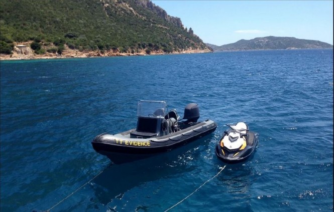 EVIDENCE tender and jetski