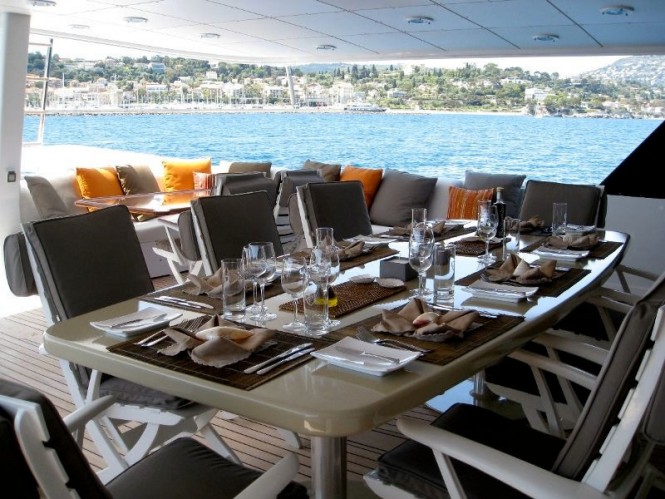 Motor yacht COSTA MAGNA - Upper deck aft