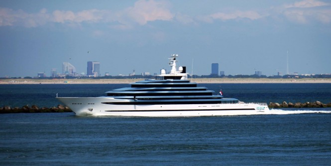 Oceanco Jubilee delivered. Photo credit Dutch Yachting