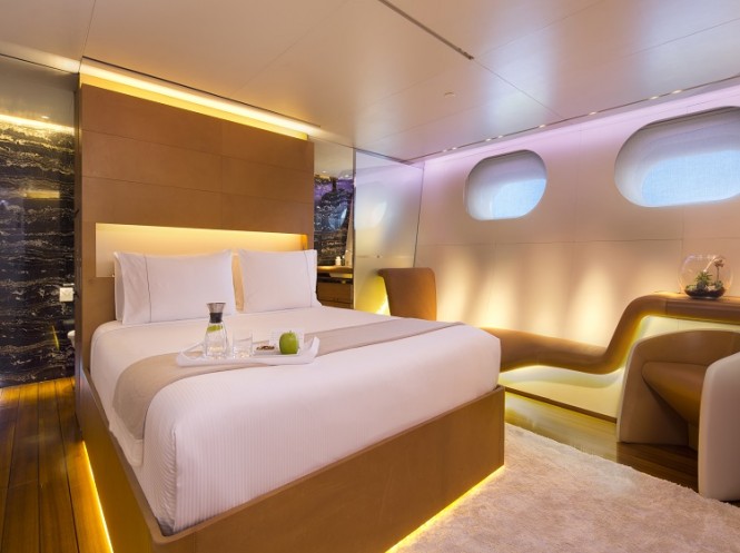 Sailing yacht PANTHALASSA - Master suite