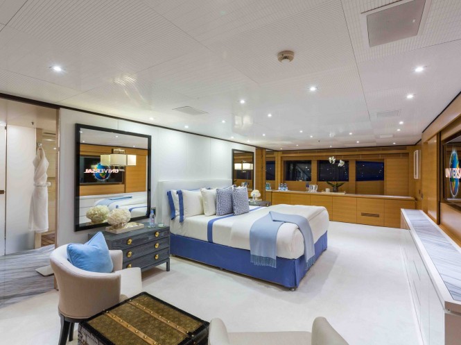 Superyacht MISCHIEF - Master suite