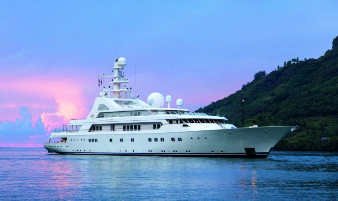 Blohm & Voss luxury yacht GRAND OCEAN - Carefully refurbished and featuring timeless styling from Alberto Pinto