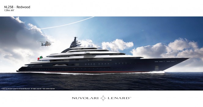 Lurssen and Nuvolari Lenard superyacht PROJECT REDWOOD