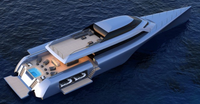 Luxury trimaran MC155 - A Design Unlimited collaboration