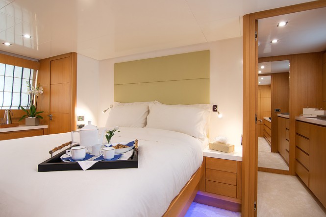 M/Y TALYNE - Master suite