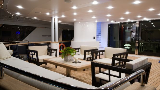 Motor yacht BURKUT - Main deck aft