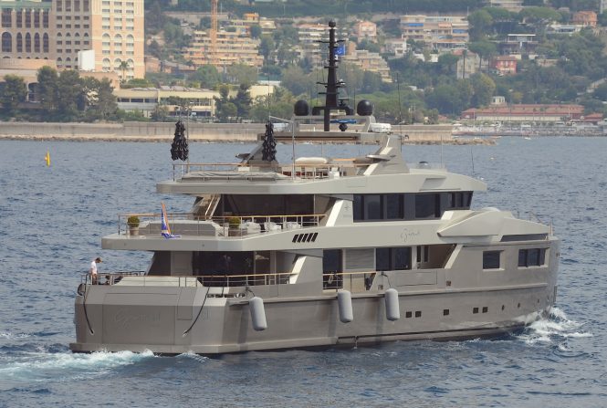 Motor yacht GIRAUD - Built by Admiral Tecnomar. Photo credit Didier Didairbus