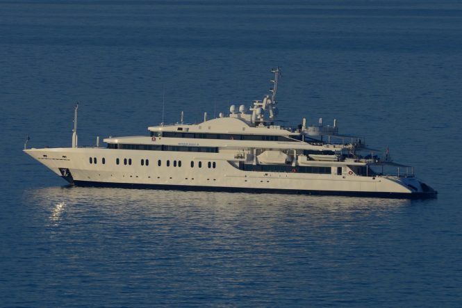 Superyacht MOONLIGHT II - Built by Neorion Shipyard. Photo credit: Didier Didairbus