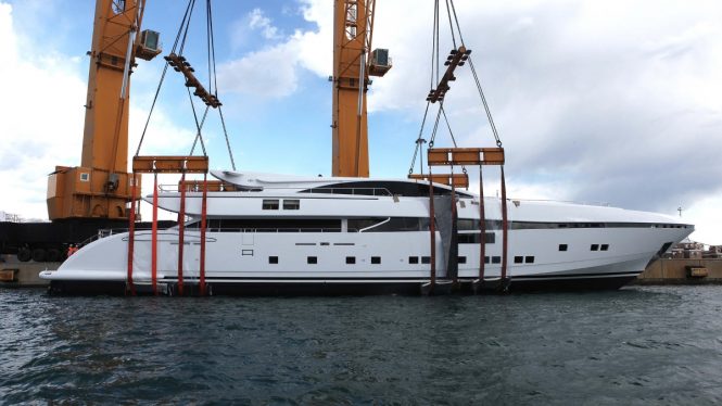 CCN motor yacht ELSEA at launch