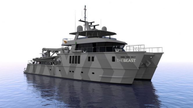 Expedition catamaran THE BEAST - To be built by Profab Engineering, New Zealand