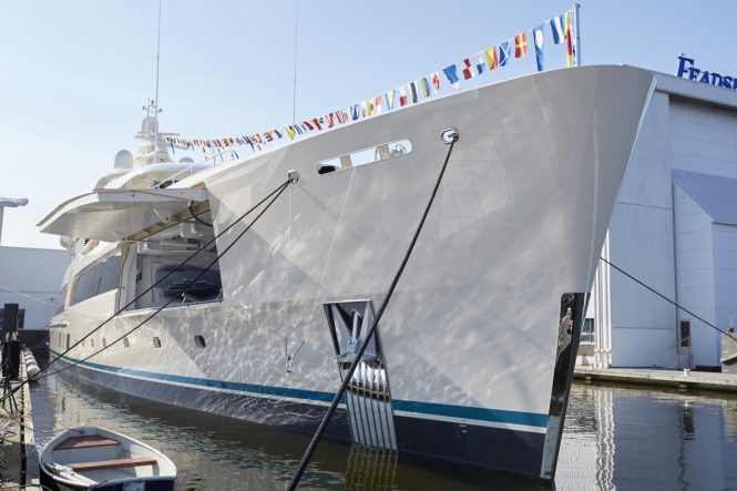 Expedition yacht SAMAYA at the Feadship yard