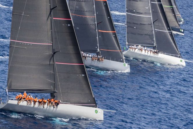 Overall winner of the Rolex Maxi 72 World Championship, SY MOMO. Photo credit: ROLEX / Carlo Borlenghi