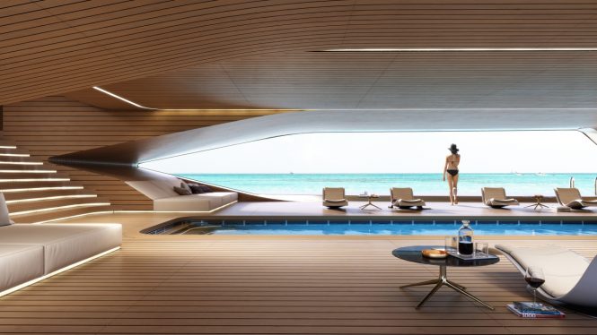 Superyacht SE77ANTASETTE - Main deck aft