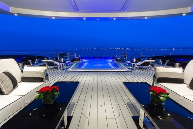 Take a dip and enjoy the views aboard OKTO