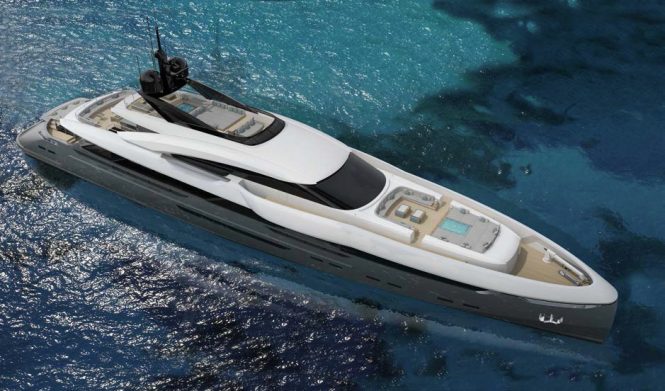 A render of the exterior of Vector 63M designed by Team for Design
